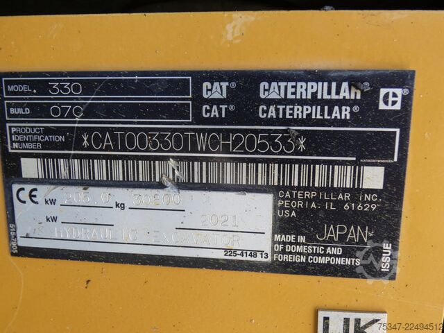 Crawler excavator Caterpillar 330