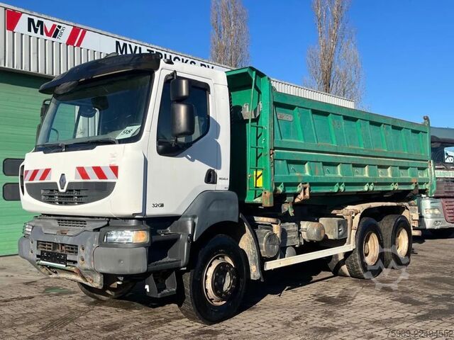 垃圾车 Renault Premium 320 6x4   PTO,  SPRING SUSPENSION, STEE...