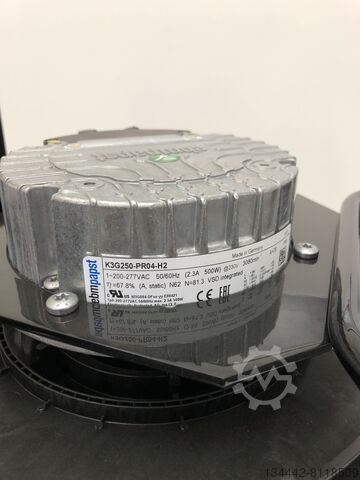 4 piezas EC - Ventilador radial 500W 230V ebmpapst K3G250-PR04-H2
