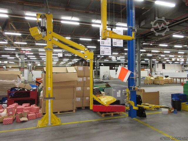 Manipulator alat penanganan alat bantu angkat IHF Jungenthal Manipulator Knickarm 75KG Pneumatik Manipulator Vector 180 L 3,5m