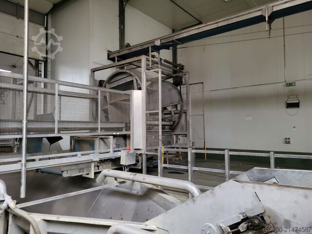 Розвантаження ящикових піддонів – бункер  