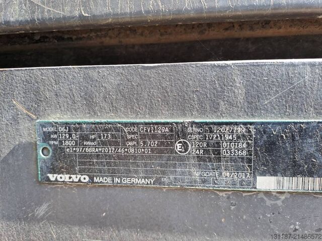 รถขุดตีนตะขาบ Volvo EC220EL