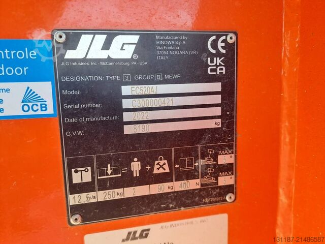 Teleskopska platforma JLG EC520AJ