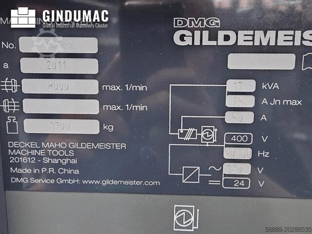 Centru de prelucrare verticală DMG DECKEL MAHO DMC 635V eco