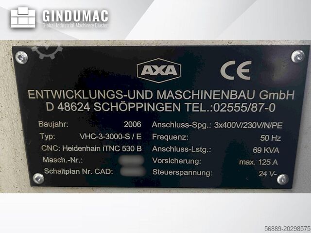 Trung tâm gia công vạn năng AXA VHC 3-3000 S