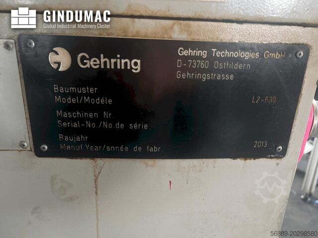 Vertikálne honovacie zariadenie GEHRING L2-630