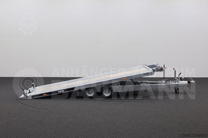 Autotransporter Martz GT KIPPBAR 480/2 3T | ALUBODEN MITTIG 469X209CM 3000KG AUTOTRAILER
