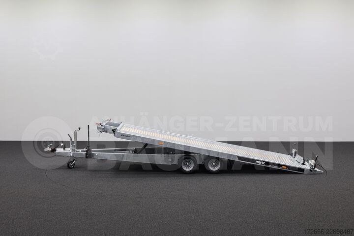 Autotransporter Martz GT KIPPBAR 480/2 3T | ALUBODEN MITTIG 469X209CM 3000KG AUTOTRAILER