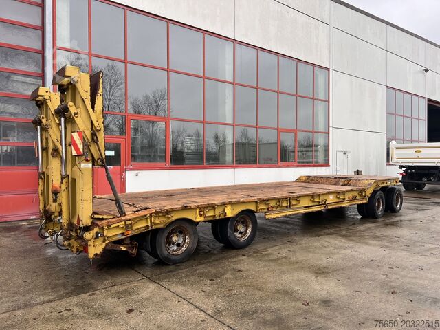 Remorcă cu platformă joasă Müller Mitteltal T4 PROFI 40,0  4 Achs Tiefladeranhänger