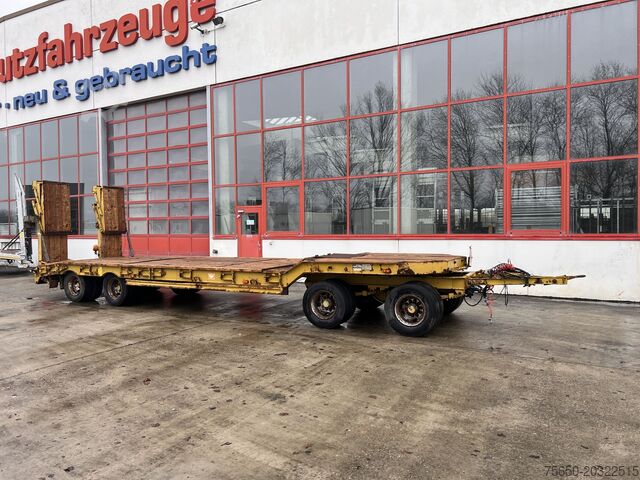 Remorcă cu platformă joasă Müller Mitteltal T4 PROFI 40,0  4 Achs Tiefladeranhänger