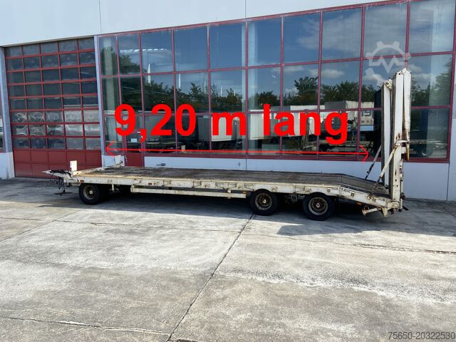 लो लोडर ट्रेलर Müller Mitteltal PT 30  3 Achs Tieflader 9,20 m Ladefläche