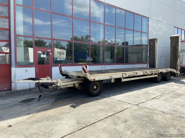 Remorcă cu platformă joasă Müller Mitteltal PT 30  3 Achs Tieflader 9,20 m Ladefläche