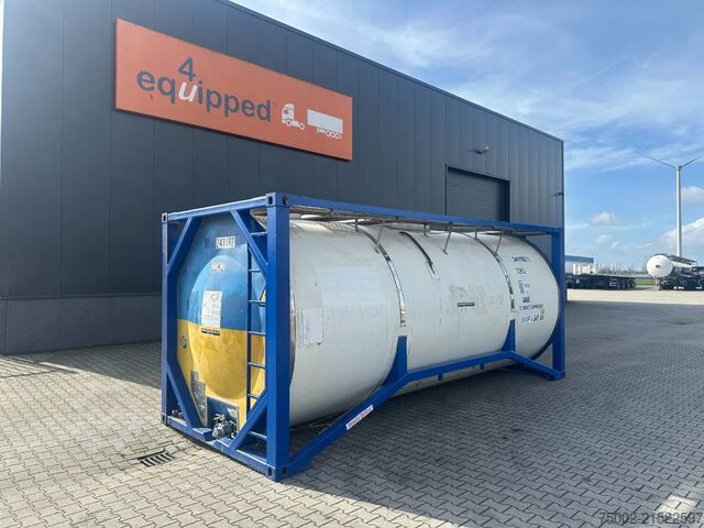 Tank kontejner Welfit Oddy 20FT ISO, 23.820L / 1-COMP.  / IMO 1 / valid 5Y...