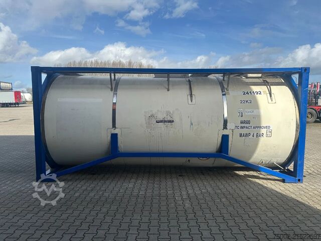 Tank kontejner Welfit Oddy 20FT ISO, 23.820L / 1-COMP.  / IMO 1 / valid 5Y...