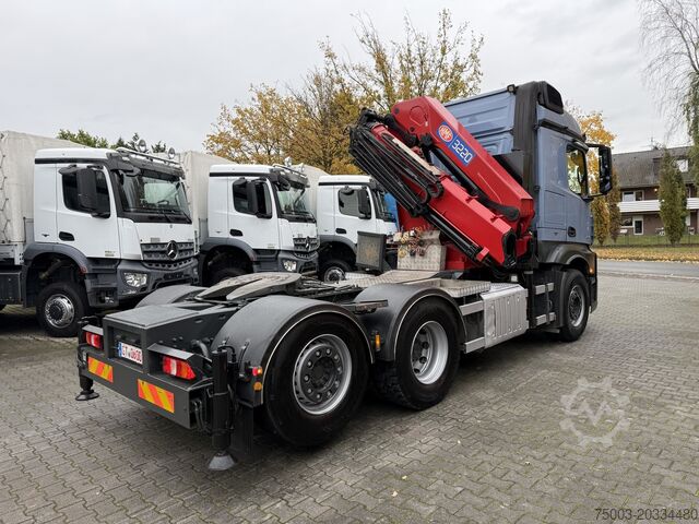 Φορτηγό βαρέως τύπου Mercedes-Benz Actros 2548 LS 6X2 Kran HMF 3220 bis 16 Meter