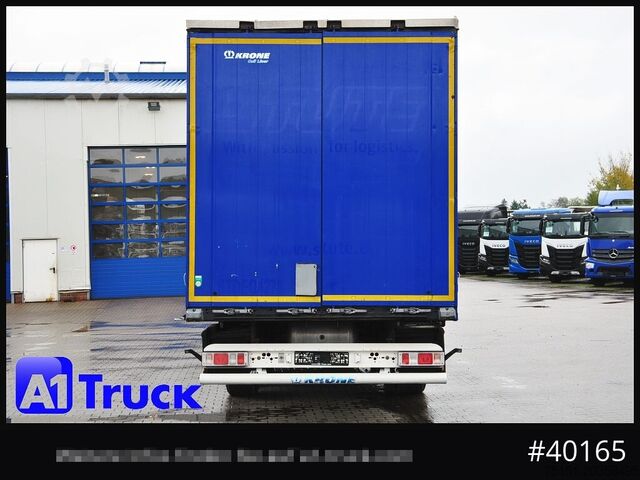 Semi-reboque aberto com lona KRONE Tautliner, Lenkachse, Coimulde, Ice Protect, TÜV 09/2026