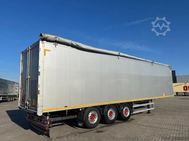 चलती मंजिल Knapen Trailers K200 - 82m3 2x Liftachse Alcoa