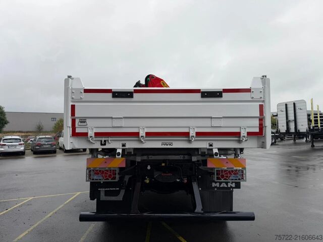 3-sided tipper MAN TGM 18.320 4x4 3-Seiten Krankipper PALFINGER