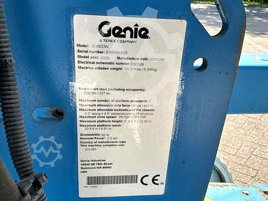 Platform pengangkatan Genie Z-40/23N