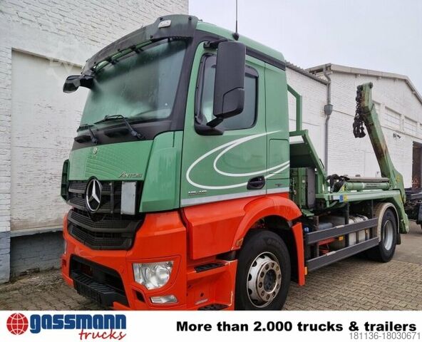 Kiper kamion Mercedes-Benz Antos 1848 L 4x2, Meiller AK 12 MTG Teleskop,