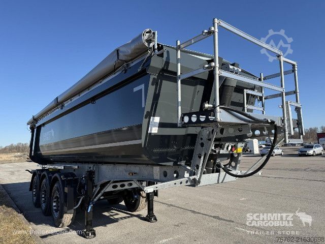 Semirimorchio ribaltabile Schmitz Cargobull Tipper Steel half pipe body 24m³