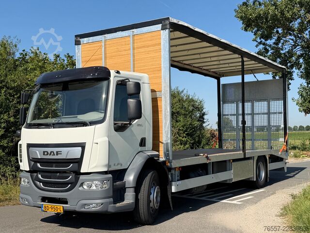 Lona DAF CF 320 LF320.19 EURO6. OPRIJWAGEN MET SCHUIFZEI...