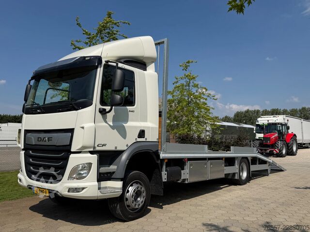 Bestelwagen autodrager DAF CF 340 CF340.19 EURO6 OPRIJWAGEN.