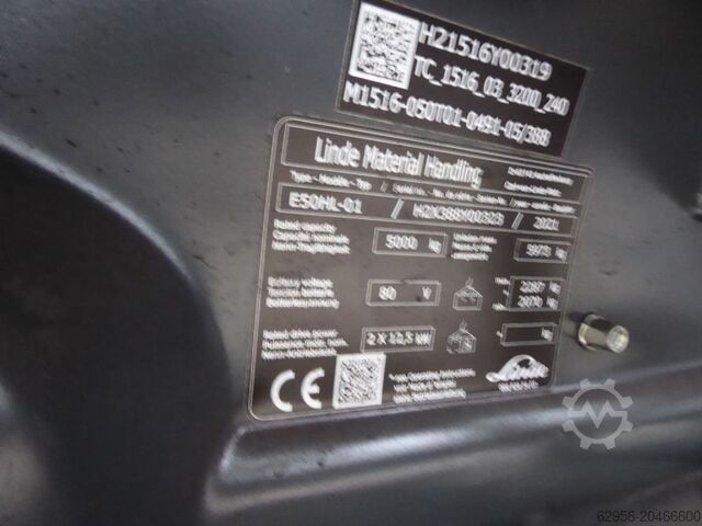 Electric 4-wheel forklift Linde E50HL-01