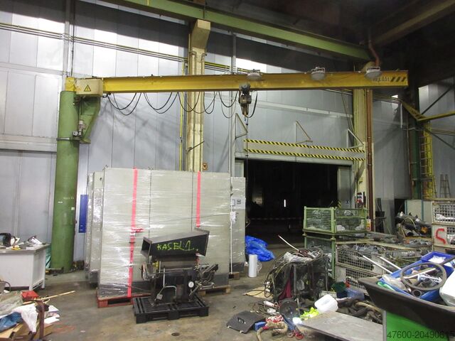 Crane arm Zasche Demag Kran Drehkran Hallenkran ZHD 500-8 500Kg L 8m Demag PK Kettenzug