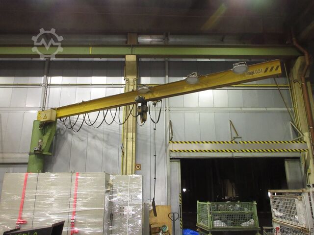 Crane arm Zasche Demag Kran Drehkran Hallenkran ZHD 500-8 500Kg L 8m Demag PK Kettenzug