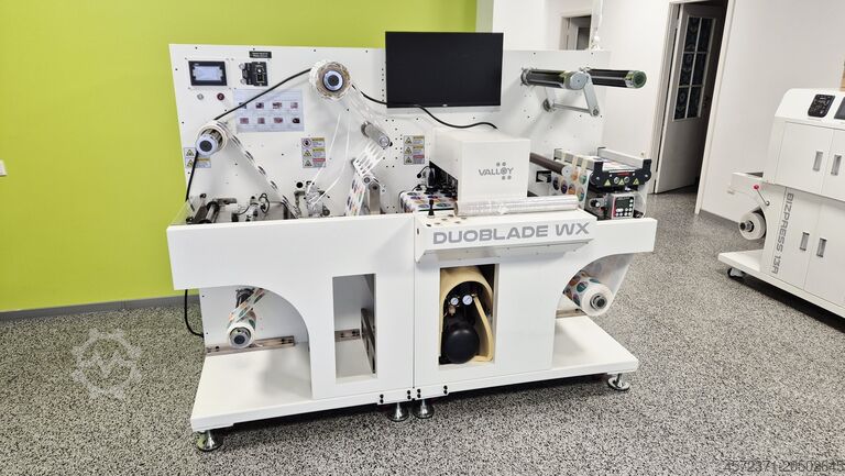 Label printing machine Valloy Duoblade WX I