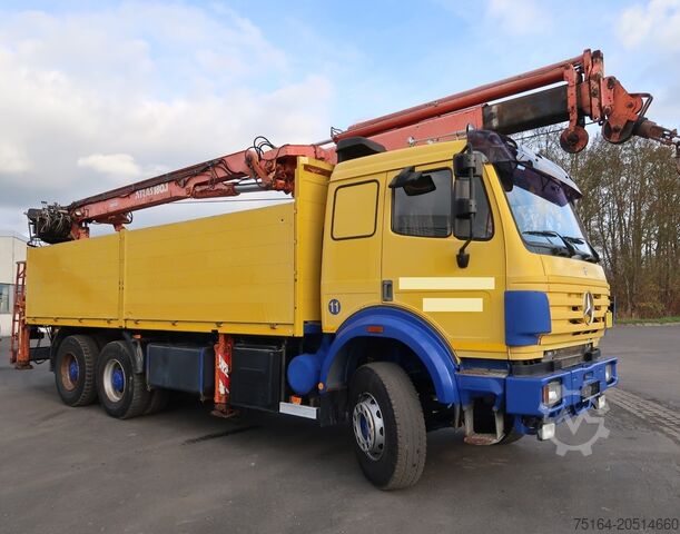 Kravas automašīna ar vaļēju virsbūvi (atvērta) Mercedes-Benz 2538 6x4