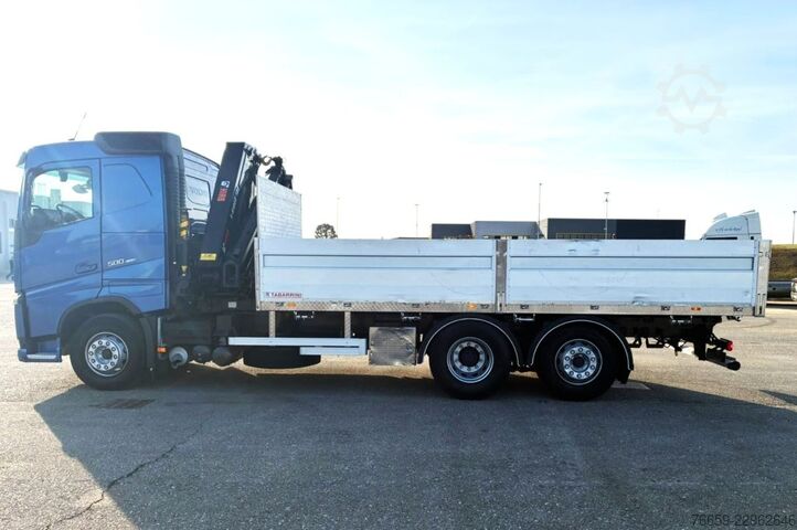 Đầu kéo tiêu chuẩn VOLVO FH 500 gru+cassone fisso