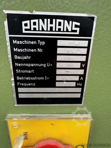 Pöytäjyrsinkone PANHANS Tischfräse Typ 259 PANHANS