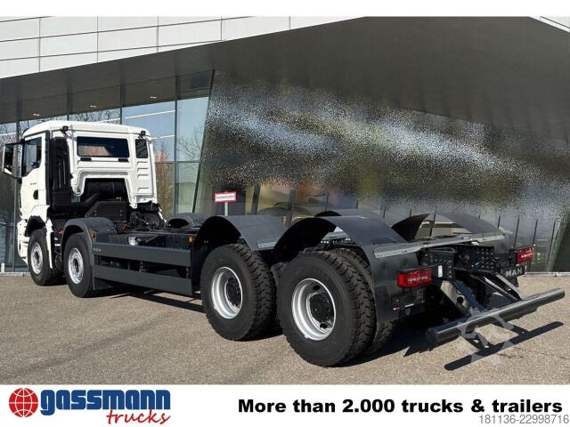 Kravas automašīnas šasija MAN TGS 41.520 8x4 BB CH, Nebenantrieb oben
