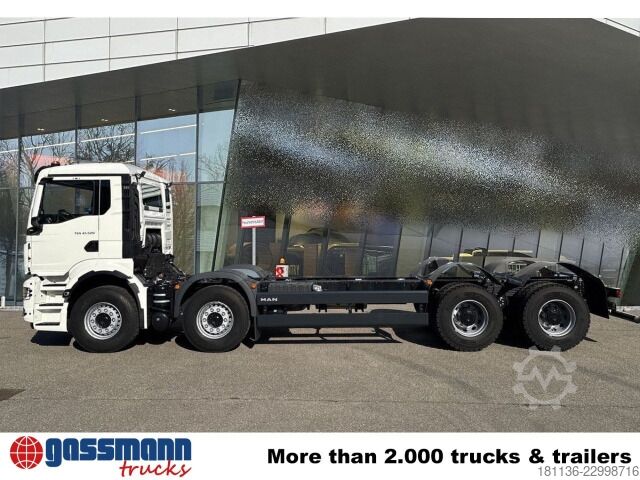 Kravas automašīnas šasija MAN TGS 41.520 8x4 BB CH, Nebenantrieb oben