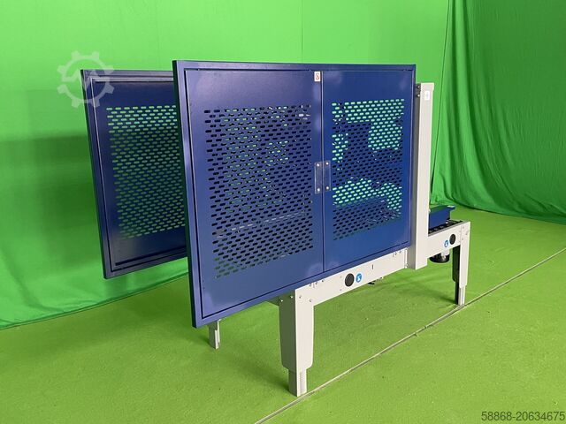 Fermeuse de boîtes pour les boîtes ouvertes Kartonverschließmaschine min. B115/H110 MH-FJ-3A mit Deckelverschließmechanismus