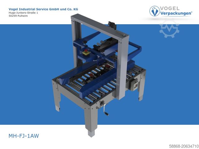 Máquina de selagem de caixas de cartão Kartonverschließer MH-FJ-1AW
