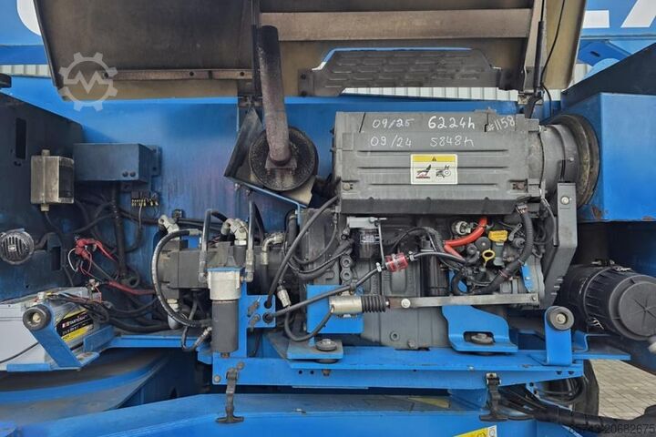 Mafsallı teleskopik çalışma platformu Genie ZX135/70 Diesel, 4x4x4 Drive, 43m Lifting Height,