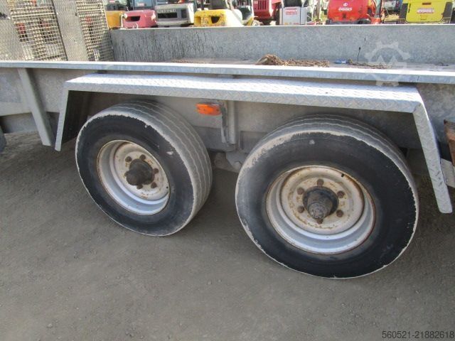 Schwerlastanhänger Müller Tandemanhänger mit 8 Ton. NL mit Rampe