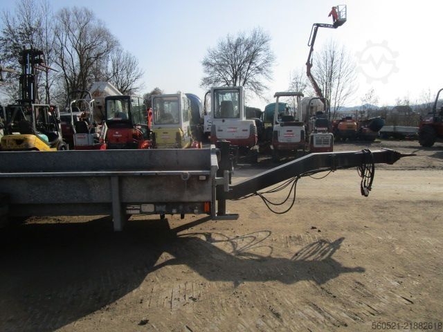 Schwerlastanhänger Müller Tandemanhänger mit 8 Ton. NL mit Rampe