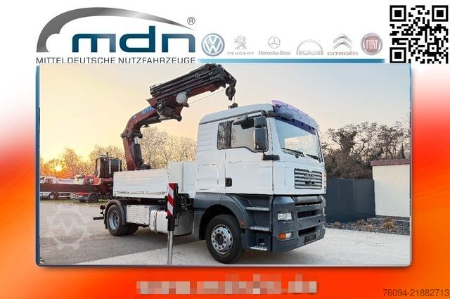 Autokran MAN TGA 18.350 4x2 Pritsche KRAN 26m FUNK Seilwinde