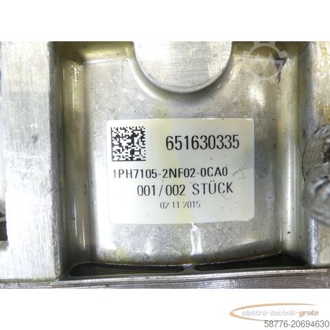 Siemens motor Siemens 1PH7105-2NF02-0CJ0 Kompakt-Asynchronmotor SN651630335 m. Lüftereinheit