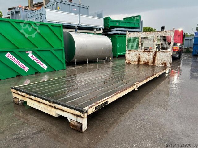 Container cu cârlig  CONTAINER SCARRABILE A PIANALE SENZA SPONDE