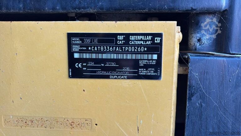 Гусеничный экскаватор CAT 336F L XE (New Undercarriage)