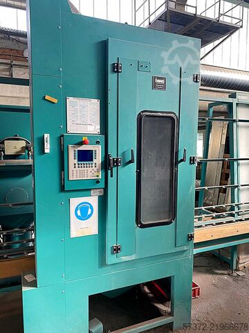 Vertical Glass Sandblasting Machine MHG Strahlanlagen GmbH Glasmaster 1500 Automatik