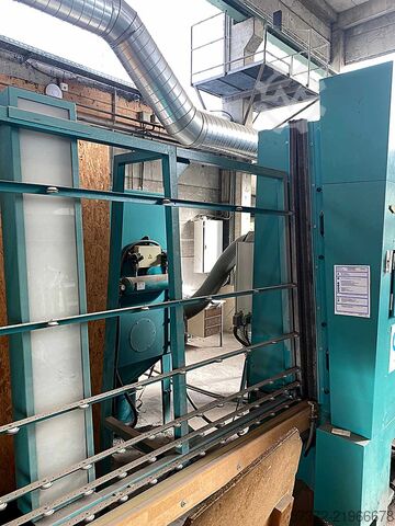 Vertical Glass Sandblasting Machine MHG Strahlanlagen GmbH Glasmaster 1500 Automatik