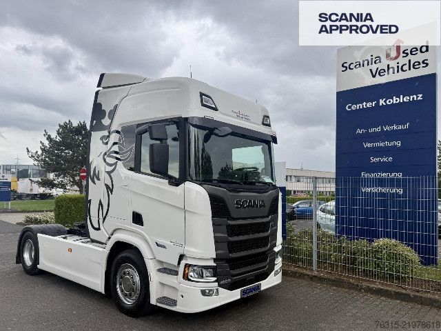 標準トラクターユニット Scania R 460 NA - SUPER - HIGHLINE - 2x TANKs - ACC