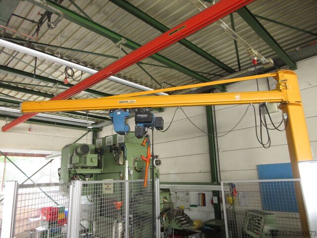 Pelarsvängkran, svängkran, kättingtelfer Demag KBK Kran Drehkran Hallenkran L 3m Demag KBK2 500Kg + DC Kettenzug H3,5m