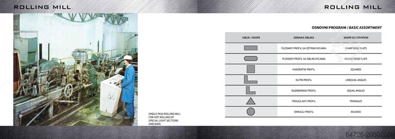 ROLLING MILL SHLOEMAN SCHLOEMANN roling mill